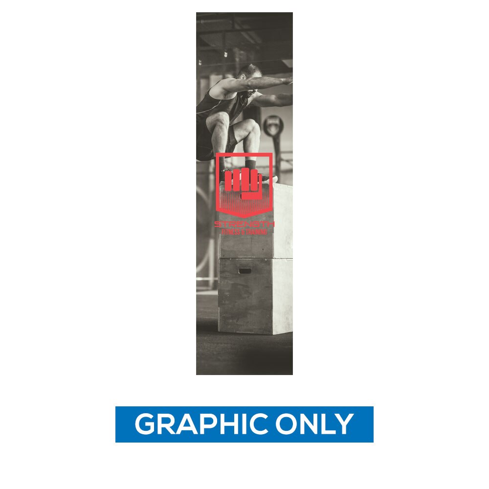 1x4 Lumiere Light Wall Showcase — Back Side Graphic Only